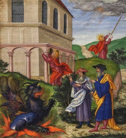 As duas testemunhas lutarão contra o Anticristo. 